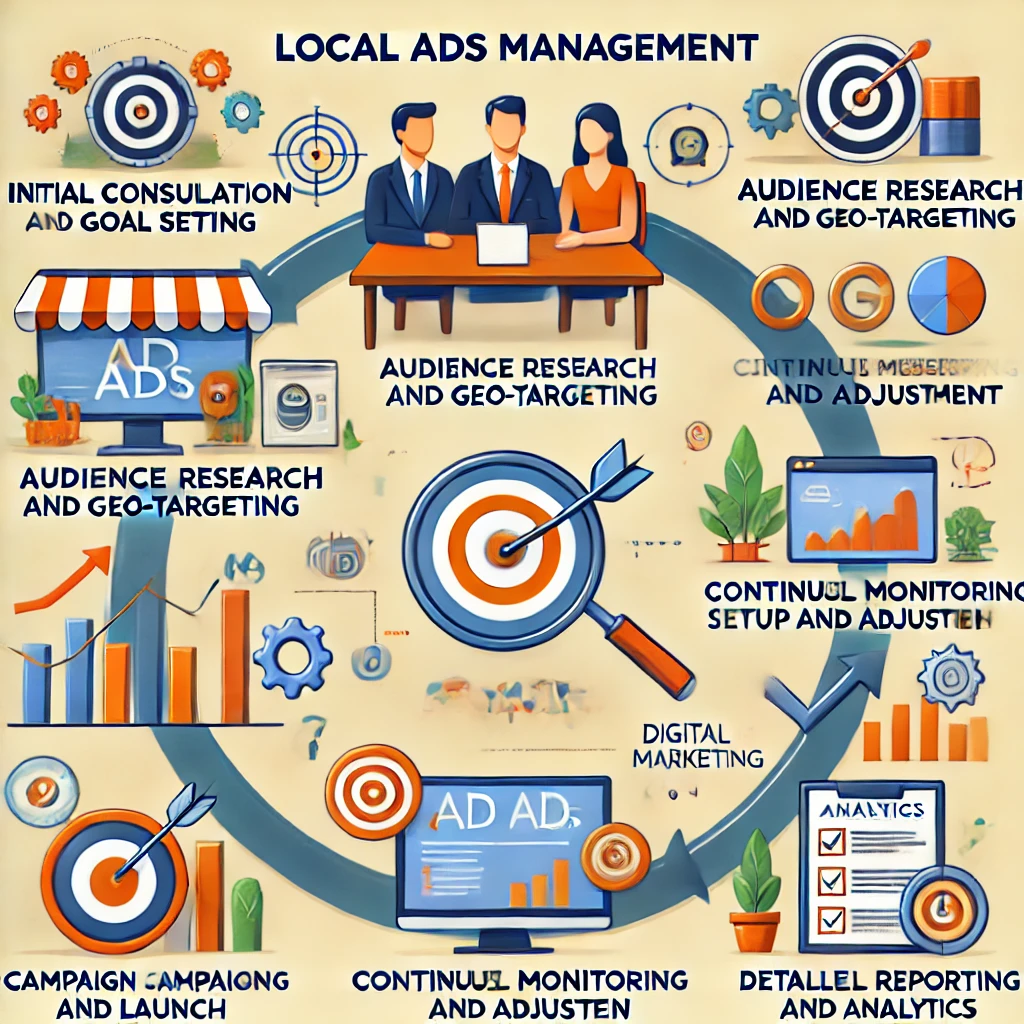 Local ads management